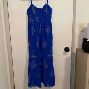 NWT Blue Flower Betsey Johnson Dress